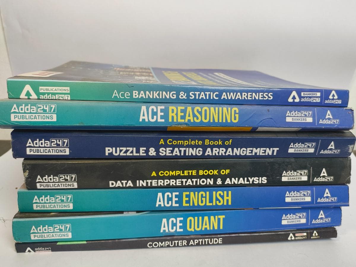 Adda247 Bank Exam Complete Preparation Book Set (7 Books) – SBI PO, IBPS PO, Clerk, RBI Assistant